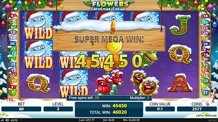 一撃$4,545獲得!