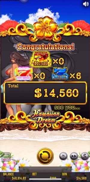 青7終了$14,560獲得! 青7終了$14,560獲得!