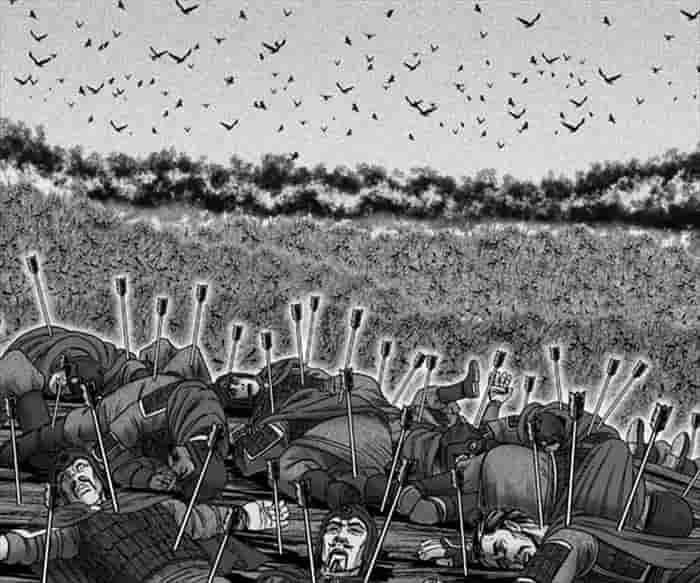活動限界を迎える… グリ軍全滅イラスト