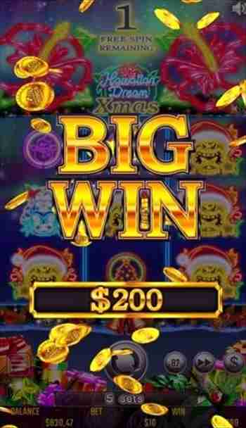 BIGWIN!$200! またも$200ビックウィン画面
