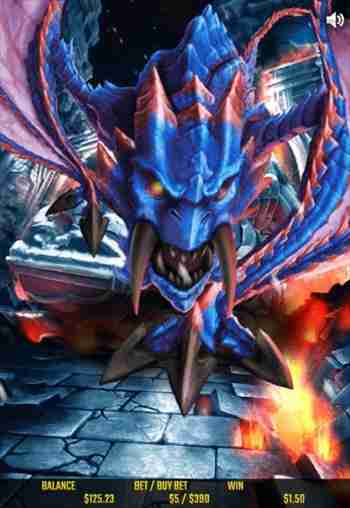 ブルードラゴン! ブルードラゴン出現画面