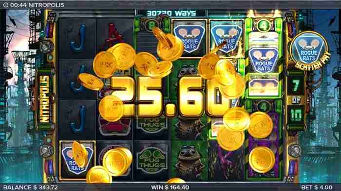 特別配当! ネズミステッカー絵柄が5箇所に出現したので特別配当画面