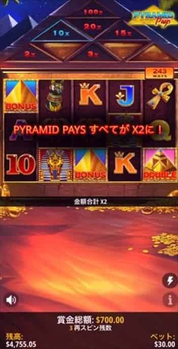 PYRAMID PAYSすべてが×2に PYRAMID PAYSすべてが×2に