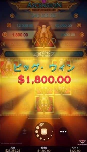 $1,800獲得 $1,800獲得する