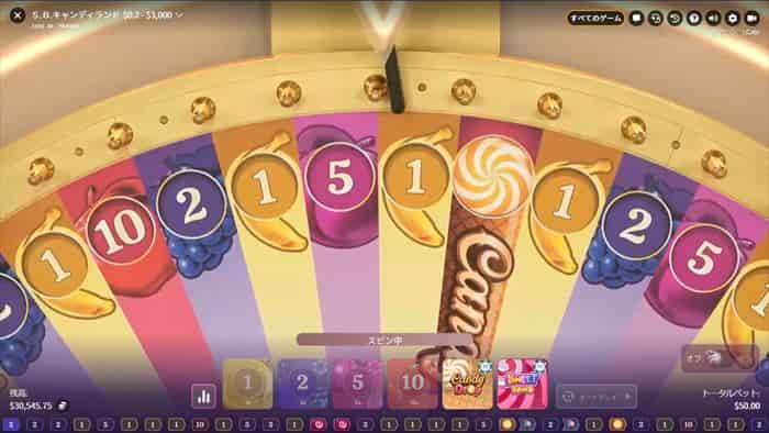 寸止め CandyDropボーナスの前で寸止め