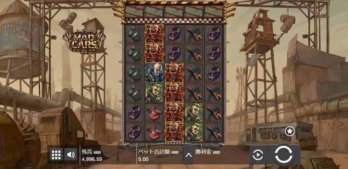 Mad Cars(マッドカーズ) マッドマック〇風スロットのMad Cars