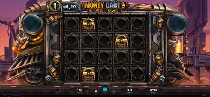 オートプレイ100回 ベット額$1