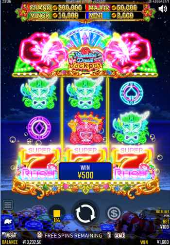 8回のフリースピンを1セット 8回のフリースピンを1セットとする