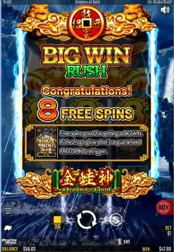 Big Win Rushに突入だぜーー! Big Win Rushに突入